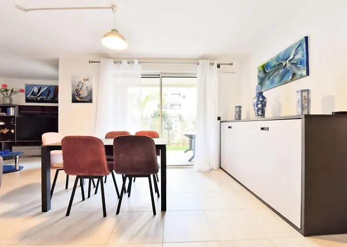 3p Avec Terrasse Et Piscine Au Coeur Du Palm - 3p Avec Terrasse Et Piscine Au Coeur Du Palm Mae-1593 Lejlighed